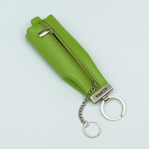 Ключница кожаная зеленая ALSWA, фото 1