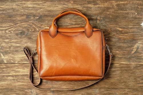 Сумка мужская деловая рыжая Russian Handmade, фото 1