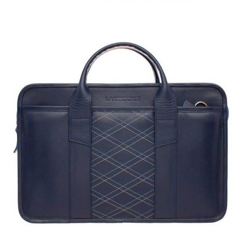 Сумка-портфель мужская Marion Dark Blue Rhombus Lakestone, фото 1