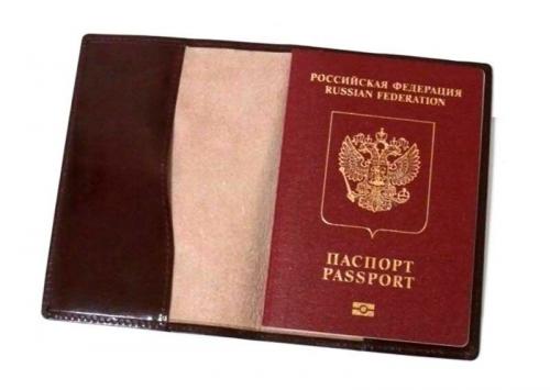 Обложка для паспорта мягкая без подкладки, фото 1